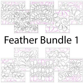 Feather Pattern Bundle 1 (Digital)