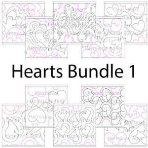 Hearts Pattern Bundle 1 (Printed)