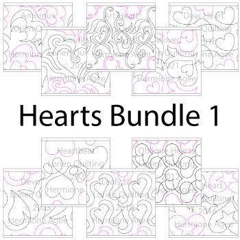 Hearts Pattern Bundle 1 (Printed)