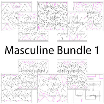 Masculine Pattern Bundle 1 (Printed)